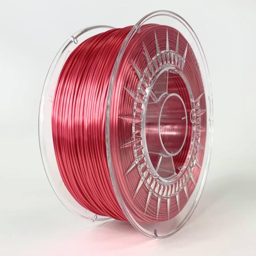 SILK Devil Design SILK filament 1.75 mm, 1 kg (2.0 lbs) - red